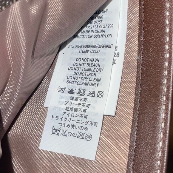 Nixon Leather Logo Origami Showdown Falcon Brown Canvas BiFold Wallet NWT - Picture 4 of 4